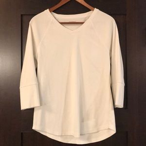Ruff Hewn white 3/4 Sleeve Top Size S